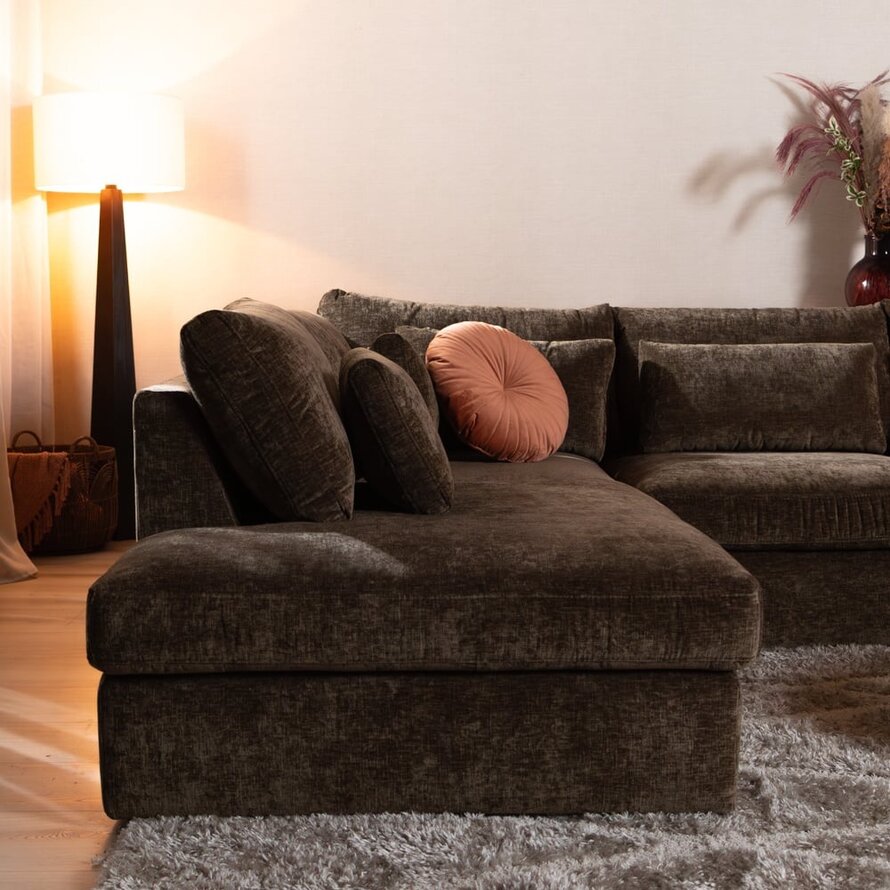 Ecksofa Kyle chenille mocha links