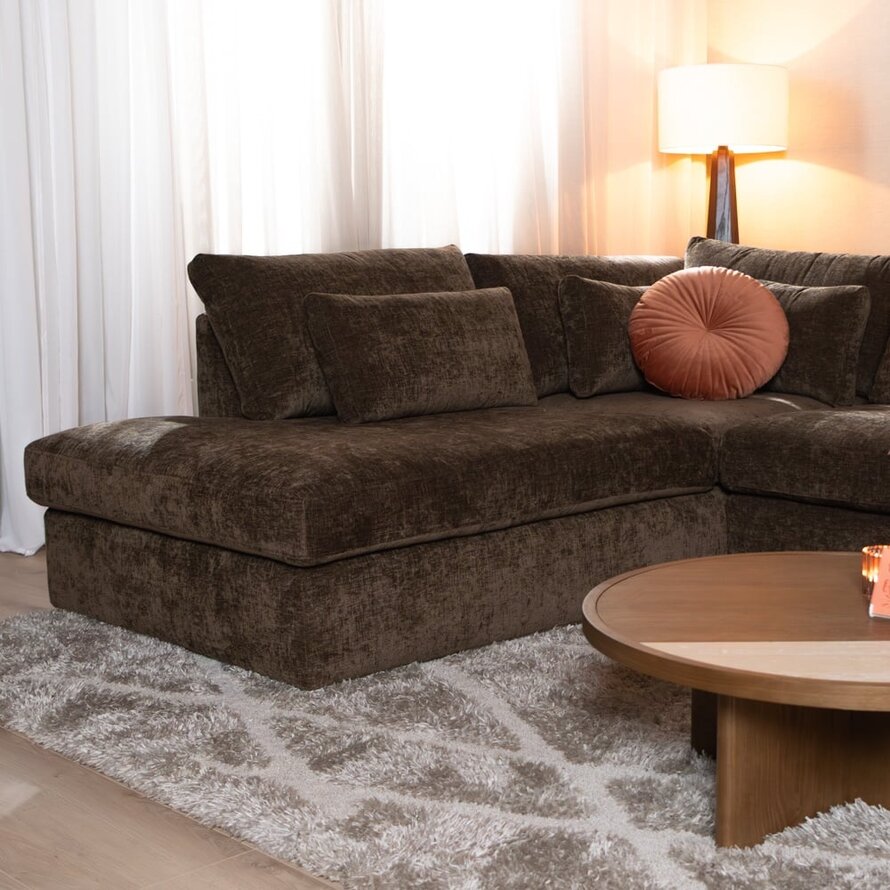 Ecksofa Kyle chenille mocha links