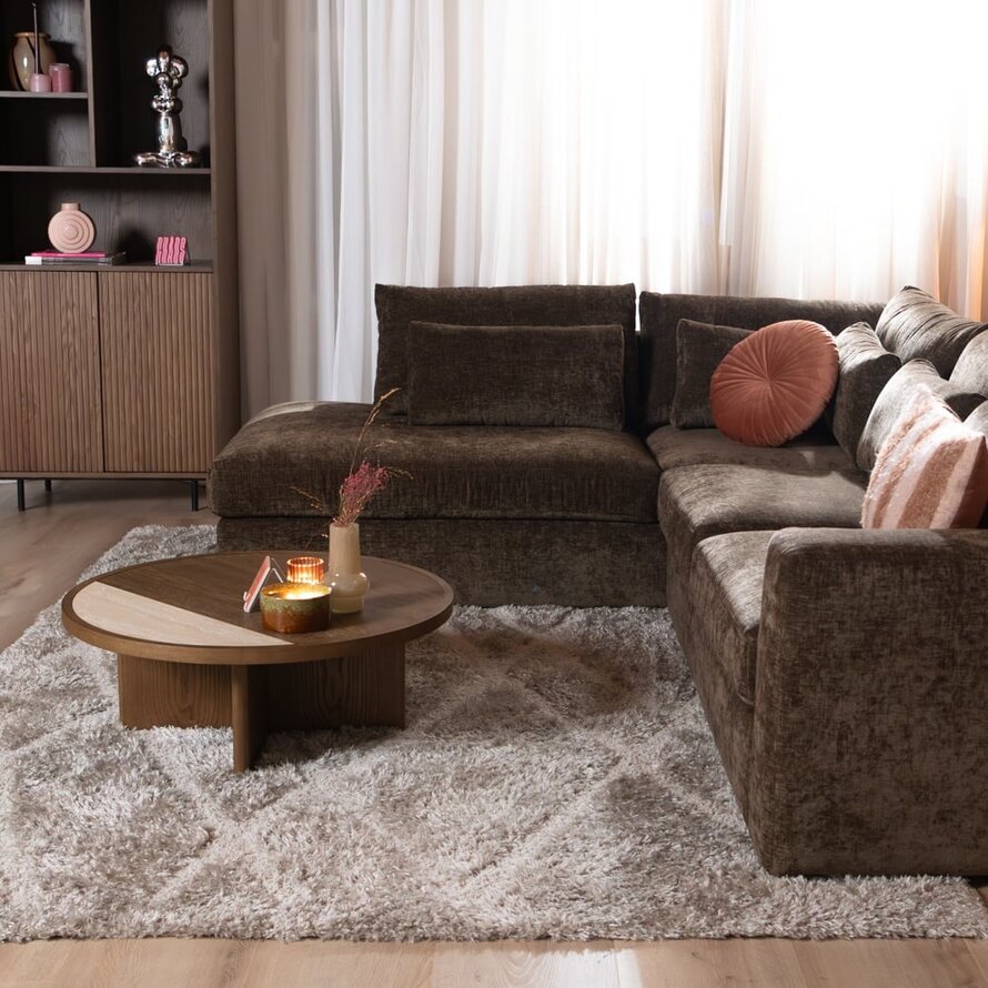 Ecksofa Kyle chenille mocha links