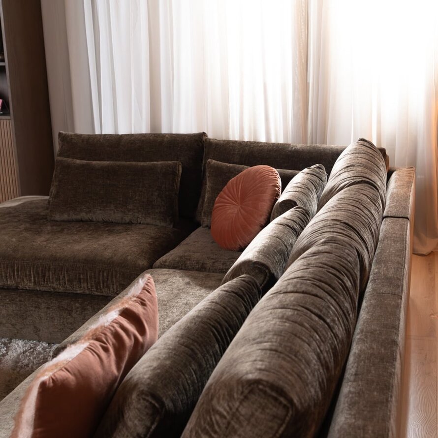 Ecksofa Kyle chenille mocha links