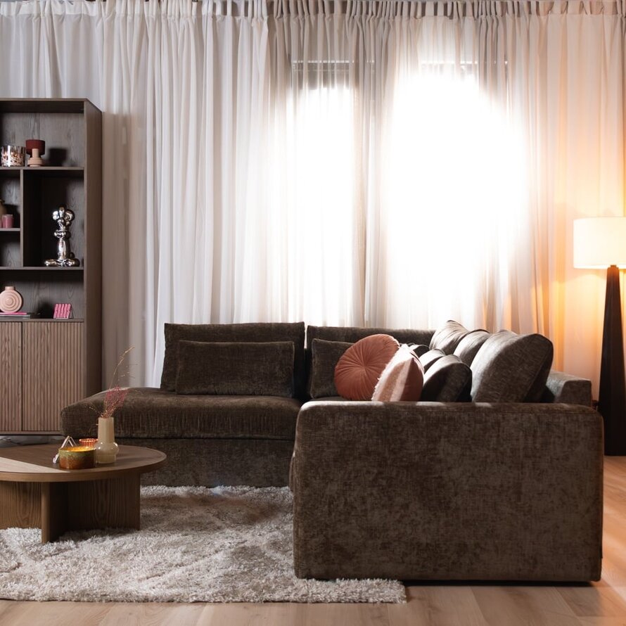 Ecksofa Kyle chenille mocha links