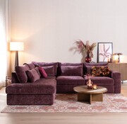 Bronx71 Ecksofa Kyle chenille lila links