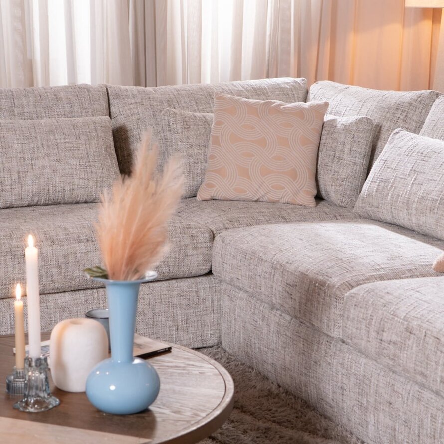 Ecksofa Kyle chenille sand grey links