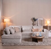 Bronx71 Ecksofa Kyle chenille sand grey links