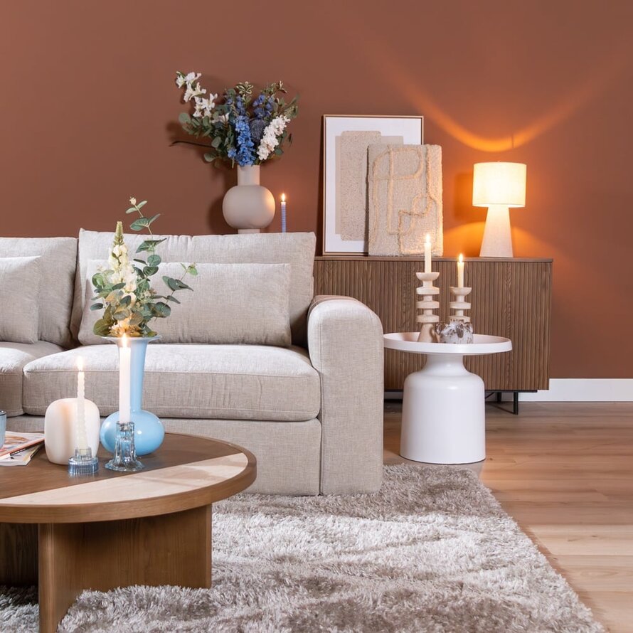 3-Sitzer Sofa Kyle Chenille Sand