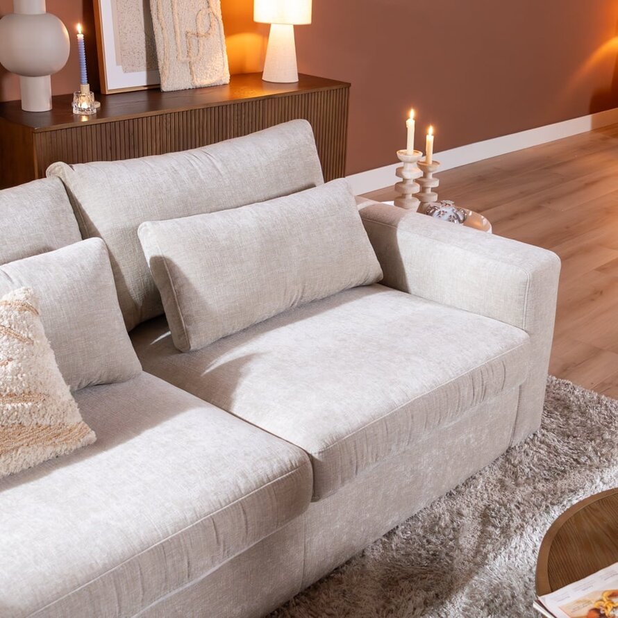 3-Sitzer Sofa Kyle Chenille Sand
