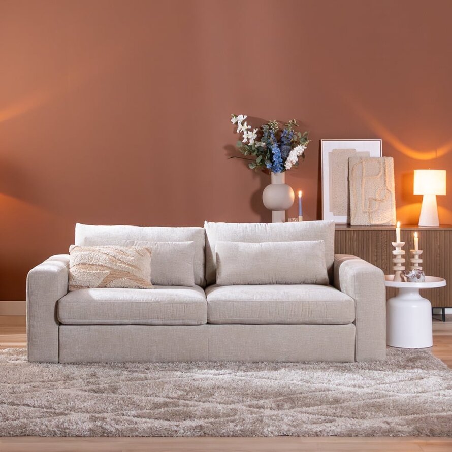 3-Sitzer Sofa Kyle Chenille Sand