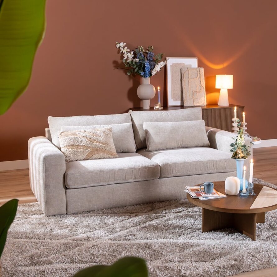 3-Sitzer Sofa Kyle Chenille Sand