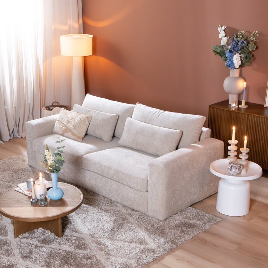 3-Sitzer Sofa Kyle Chenille Sand