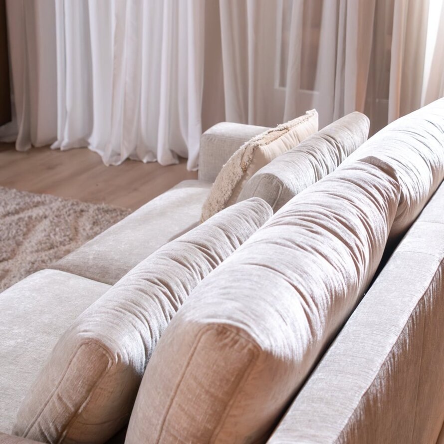 3-Sitzer Sofa Kyle Chenille Sand