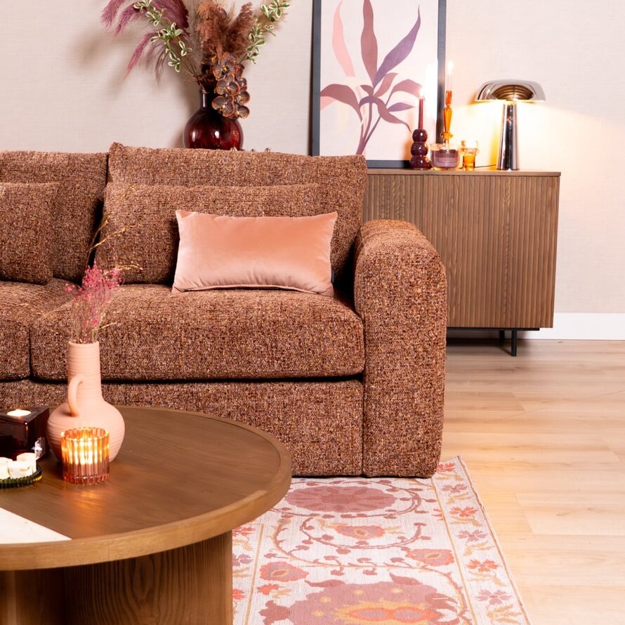 Ecksofa Kyle chenille rot links