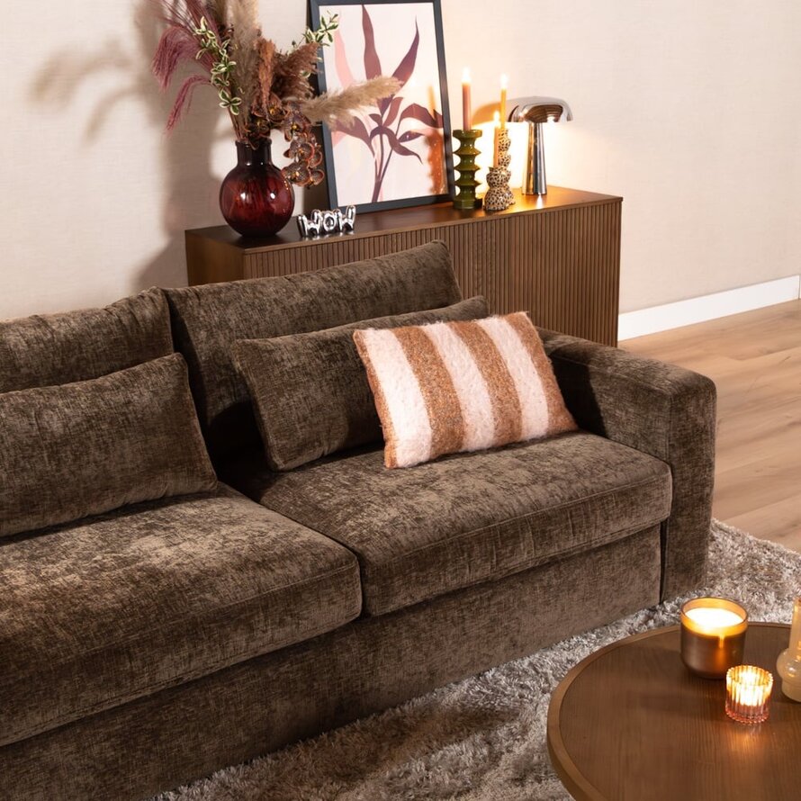 3-Sitzer Sofa Kyle Chenille Mocha