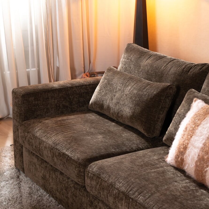 3-Sitzer Sofa Kyle Chenille Mocha