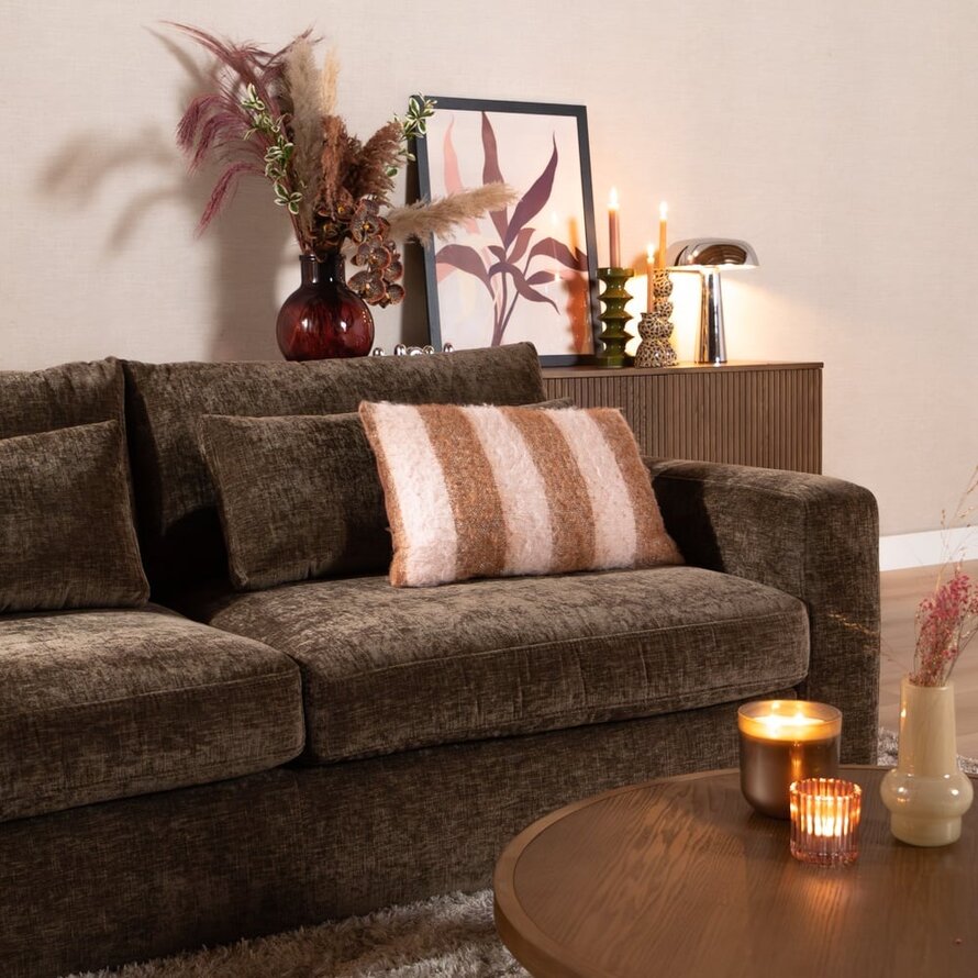 3-Sitzer Sofa Kyle Chenille Mocha