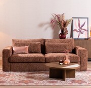 Bronx71 3-Sitzer Sofa Kyle Chenille rot