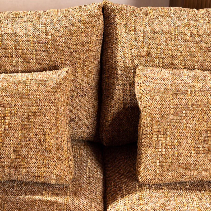 3-Sitzer Sofa Kyle Chenille ockergelb