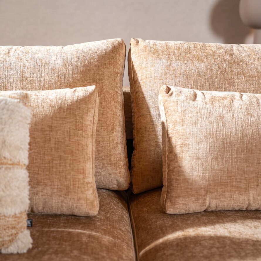 3-Sitzer Sofa Kyle Chenille peach