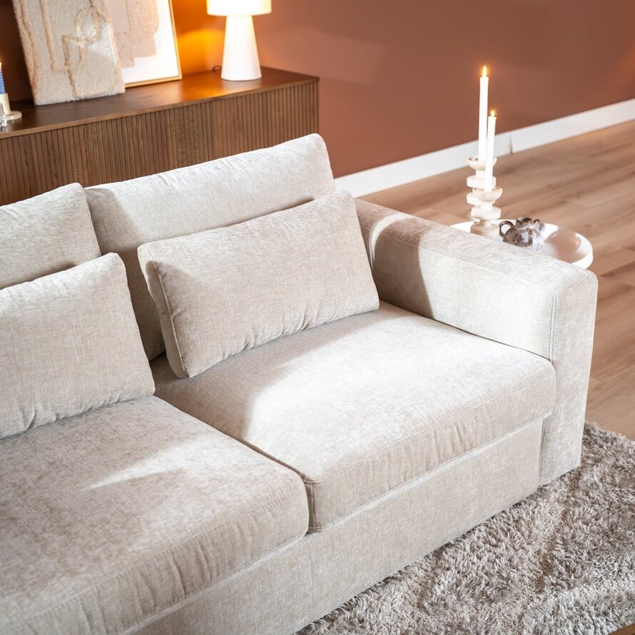 Ecksofa Kyle chenille sand links