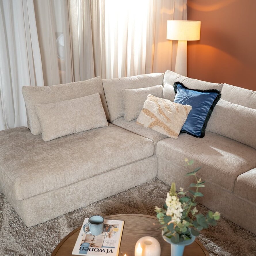 Ecksofa Kyle chenille sand links