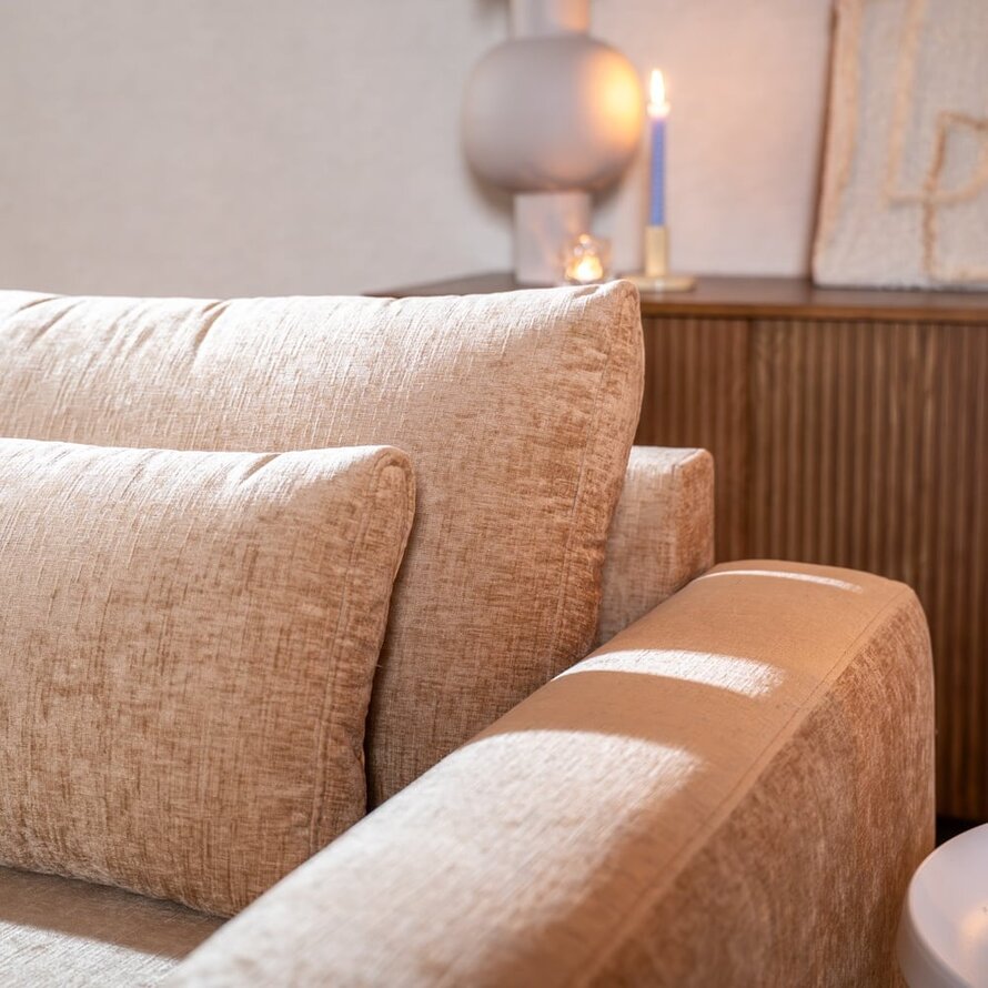 Ecksofa Kyle chenille peach links