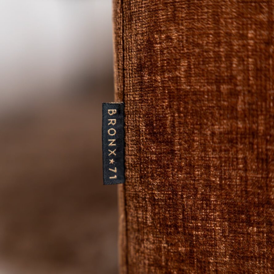 Hocker Kyle Chenille kupfer