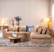 Bronx71 Ecksofa Kyle chenille peach rechts