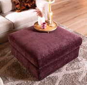 Bronx71 Hocker Kyle chenille lila