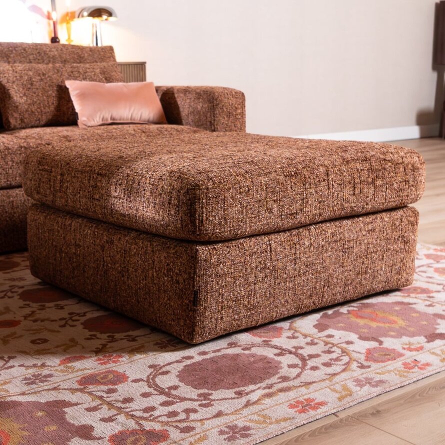 Hocker Kyle Chenille rot