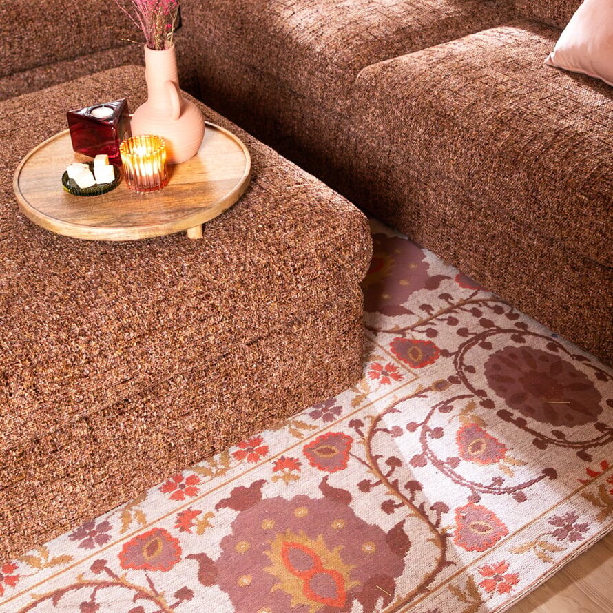 Hocker Kyle Chenille rot