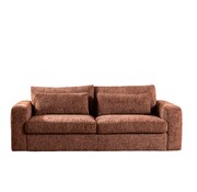 Bronx71 3-Sitzer Sofa Kyle Chenille Kupfer