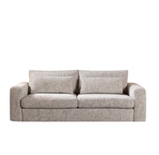 Bronx71 3-Sitzer Sofa Kyle Chenille sand grey