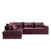 Bronx71 Ecksofa Kyle chenille lila links