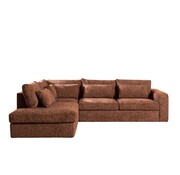 Bronx71 Ecksofa Kyle chenille rot links