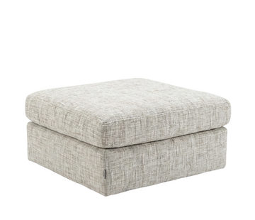 Bronx71 Hocker Kyle Chenille sand grey