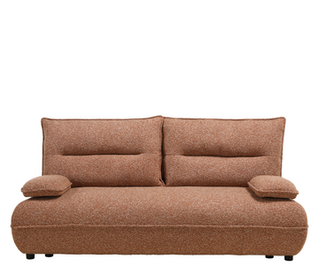 Bronx71 Schlafsofa 2-Sitzer Jona Bouclé Melange terrakotta