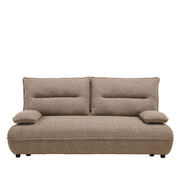 Bronx71 Schlafsofa 2-Sitzer Jona Bouclé Melange braun