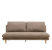Bronx71 Schlafsofa 2-Sitzer Lauri Bouclé Melange braun
