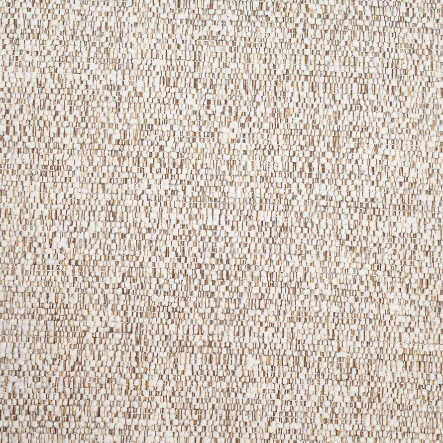 Stuhl Mexx mit Rollen melierter Stoff Off white/Braun