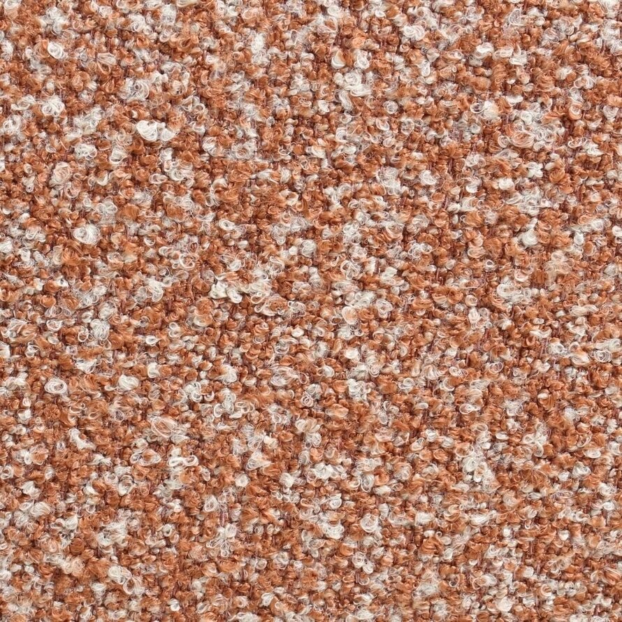 Stuhl Jules drehbar Bouclé terrakotta