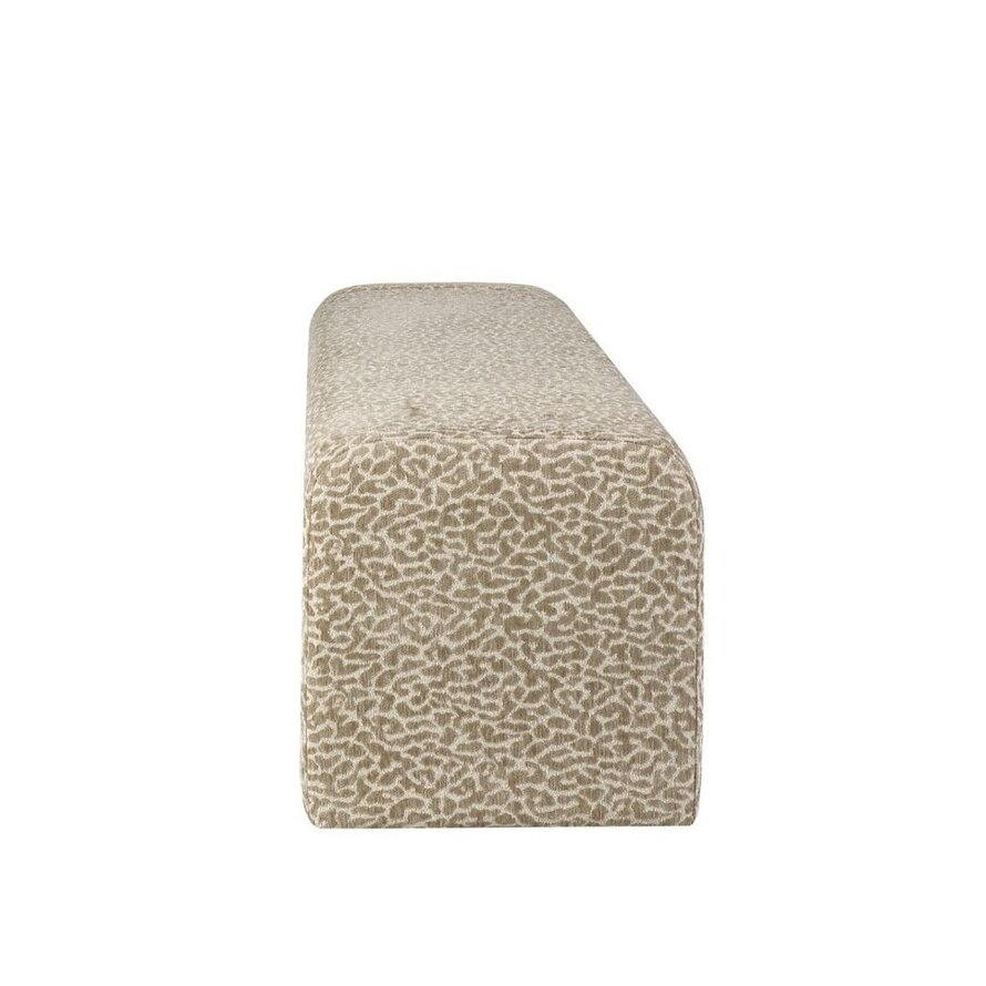 Esszimmerbank Lux taupe Leo-print 100 cm