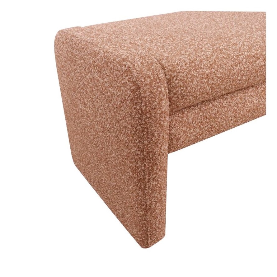 Esszimmerbank Neil Bouclé terrakotta 160 cm