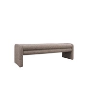 Bronx71 Esszimmerbank Neil Bouclé braun 160 cm