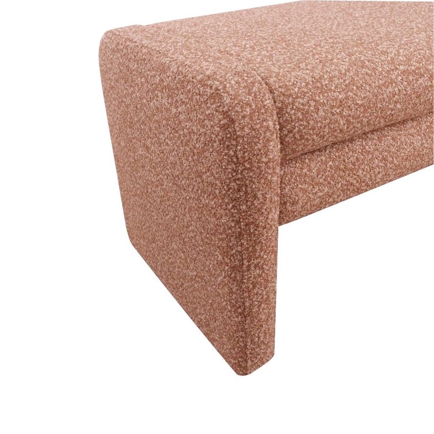 Esszimmerbank Neil Bouclé terrakotta 100 cm