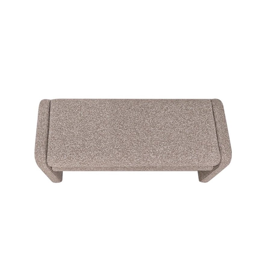 Esszimmerbank Neil Bouclé braun 100 cm