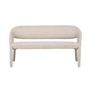 Bronx71 Esszimmerbank June Bouclé taupe 160 cm
