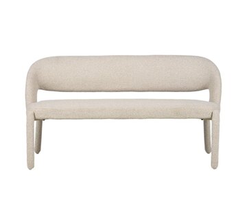 Bronx71 Esszimmerbank June Bouclé taupe 160 cm