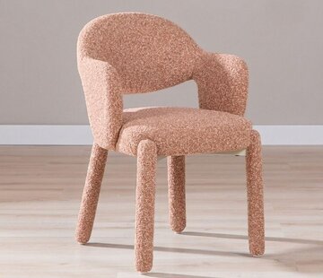 Bronx71 Stuhl June Bouclé terrakotta