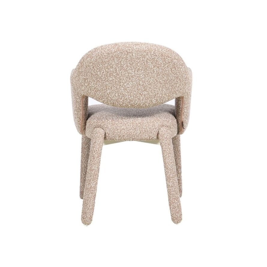 Stuhl June Bouclé braun