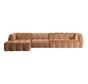 Ecksofa Luca XL Chenille peach links