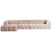 Bronx71 Ecksofa Luca XL Chenille sand links